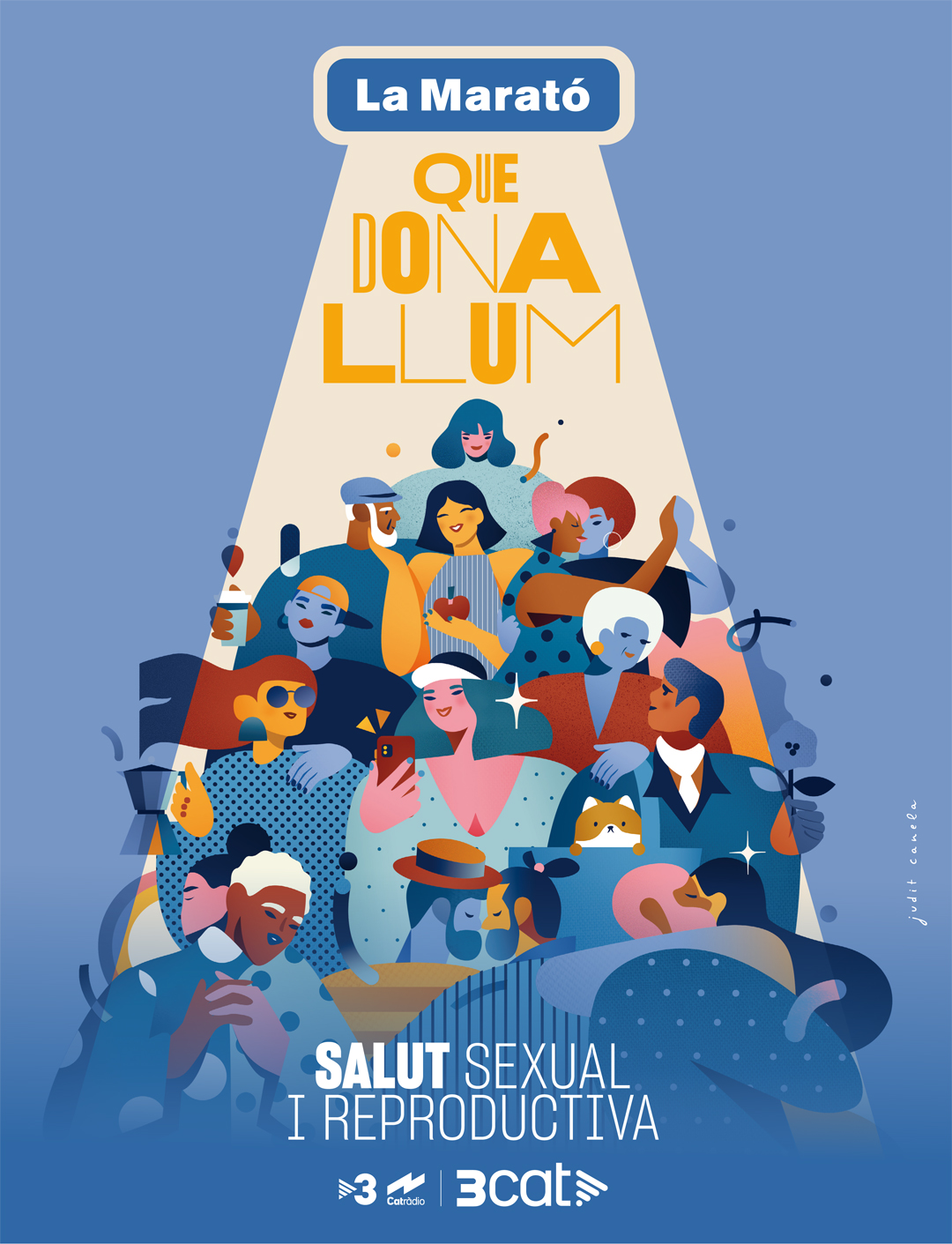 Cartell de La Marató 2023, dedicada a la salut sexual i reproductiva