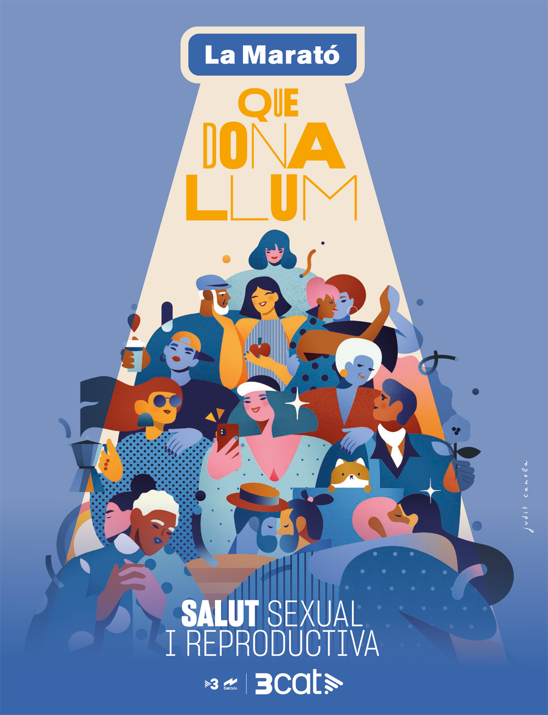 Cartell de La Marató 2023, dedicada a la salut sexual i reproductiva